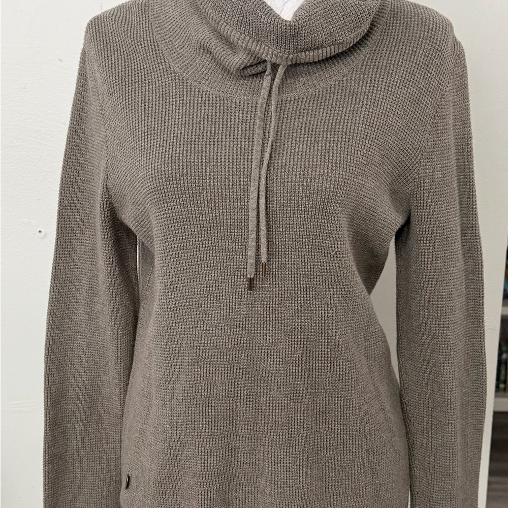 Lauren Ralph Lauren Gray Cowl Neck Sweater Cozy